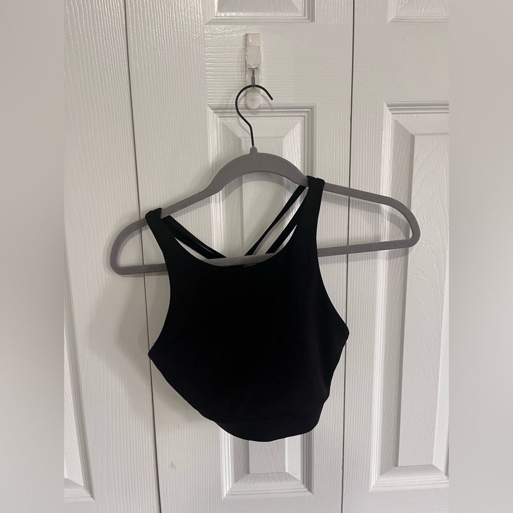 Lululemon Energy Bra High Neck Black Size 6 - Picture 5 of 7